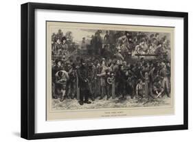 Here They Come!, the Derby, 1871, on the Course-Charles Green-Framed Giclee Print