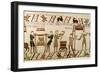 Here They Cook the Meat, Detail from the Bayeux Tapestry, Before 1082-null-Framed Giclee Print