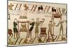 Here They Cook the Meat, Detail from the Bayeux Tapestry, Before 1082-null-Mounted Giclee Print