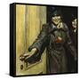 Here we come-Christian Krohg-Framed Stretched Canvas