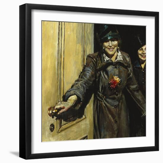 Here we come-Christian Krohg-Framed Giclee Print