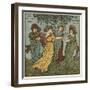 Here We Go Round the Mulberry Bush-Walter Crane-Framed Giclee Print