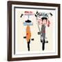 Here We Go-Jenny Frean-Framed Giclee Print