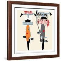 Here We Go-Jenny Frean-Framed Giclee Print