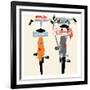 Here We Go-Jenny Frean-Framed Giclee Print