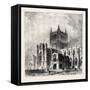 Hereford Cathedral, Located at Hereford in England, Dates from 1079. Uk-null-Framed Stretched Canvas