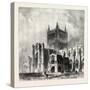 Hereford Cathedral, Located at Hereford in England, Dates from 1079. Uk-null-Stretched Canvas