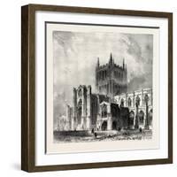 Hereford Cathedral, Located at Hereford in England, Dates from 1079. Uk-null-Framed Giclee Print