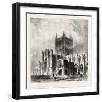 Hereford Cathedral, Located at Hereford in England, Dates from 1079. Uk-null-Framed Giclee Print