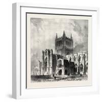 Hereford Cathedral, Located at Hereford in England, Dates from 1079. Uk-null-Framed Giclee Print