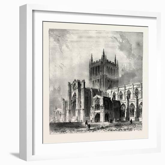 Hereford Cathedral, Located at Hereford in England, Dates from 1079. Uk-null-Framed Giclee Print