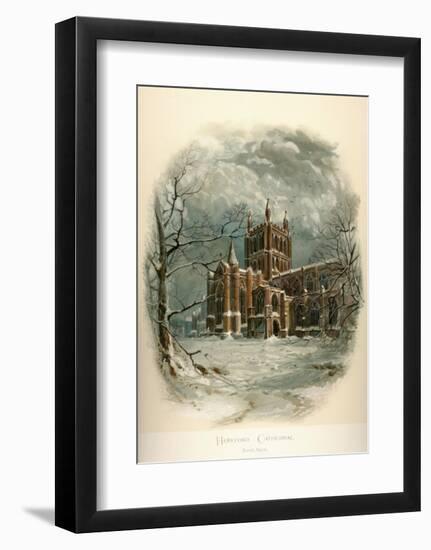 Hereford Cathedral, North West-Arthur Wilde Parsons-Framed Art Print