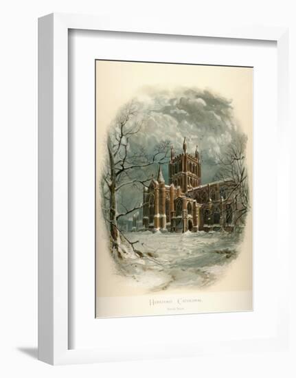 Hereford Cathedral, North West-Arthur Wilde Parsons-Framed Art Print