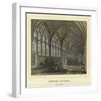 Hereford Cathedral, the Cloisters-null-Framed Giclee Print