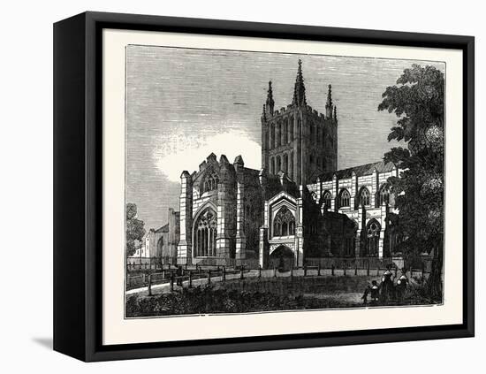 Hereford Cathedral, UK-null-Framed Stretched Canvas