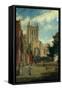 Hereford Cathedral-John William Buxton Knight-Framed Stretched Canvas