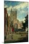 Hereford Cathedral-John William Buxton Knight-Mounted Giclee Print