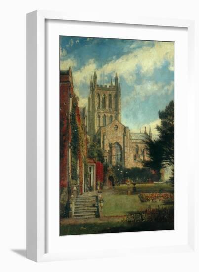 Hereford Cathedral-John William Buxton Knight-Framed Giclee Print