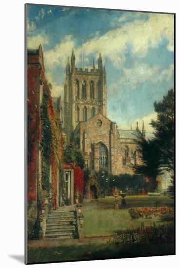 Hereford Cathedral-John William Buxton Knight-Mounted Giclee Print