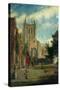 Hereford Cathedral-John William Buxton Knight-Stretched Canvas
