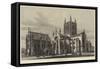 Hereford Cathedral-Samuel Read-Framed Stretched Canvas