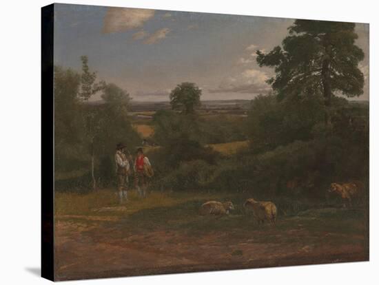 Hereford, from the Haywood, Noon-George Robert Lewis-Stretched Canvas