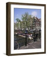 Heren Gracht, Amsterdam, Holland-Roy Rainford-Framed Photographic Print