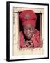 Herero Tribeswomen Wearing Turban and Dangling Earrings, Windhoek, Namibia 1951-Margaret Bourke-White-Framed Photographic Print