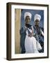 Herero Tribeswomen Wearing Turban and Dangling Earrings, Windhoek, Namibia 1952-Margaret Bourke-White-Framed Photographic Print