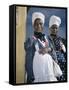 Herero Tribeswomen Wearing Turban and Dangling Earrings, Windhoek, Namibia 1952-Margaret Bourke-White-Framed Stretched Canvas