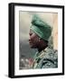 Herero Tribeswomen Wearing Turban and Dangling Earrings, Windhoek, Namibia 1953-Margaret Bourke-White-Framed Photographic Print