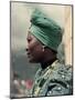 Herero Tribeswomen Wearing Turban and Dangling Earrings, Windhoek, Namibia 1953-Margaret Bourke-White-Mounted Photographic Print