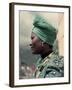 Herero Tribeswomen Wearing Turban and Dangling Earrings, Windhoek, Namibia 1953-Margaret Bourke-White-Framed Photographic Print