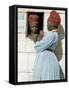 Herero Tribeswomen Wearing Turban and Dangling Earrings, Windhoek, Namibia 1953-Margaret Bourke-White-Framed Stretched Canvas