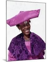 Herero Woman in Traditional Attire, Namibia-Nigel Pavitt-Mounted Photographic Print