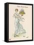 Heres Flowers for You!-Walter Crane-Framed Stretched Canvas