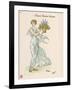 Heres Flowers for You!-Walter Crane-Framed Art Print