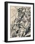 'Hereward and His Men Attack the Normans', c1907-Unknown-Framed Giclee Print