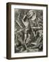 Hereward Cutting His Way Through the Norman Host-James Cooper-Framed Giclee Print