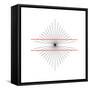 Hering Illusion-Science Photo Library-Framed Stretched Canvas