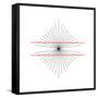 Hering Illusion-Science Photo Library-Framed Stretched Canvas