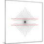 Hering Illusion-Science Photo Library-Mounted Photographic Print