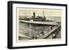 Heringsdorf, Braeunlich Stettin, Dampfschiff Hertha-null-Framed Giclee Print