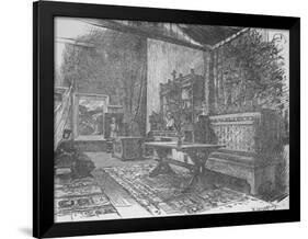 'Herkomer's Studio', 1890-William Hatherell-Framed Premium Giclee Print