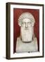 Herm of Hermes-Alkamenes Alkamenes-Framed Photographic Print