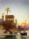 On the Nile, C.1875-Herman David Salomon Corrodi-Giclee Print