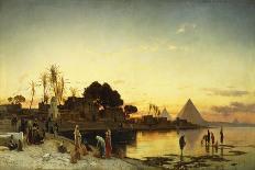 On the Nile, C.1875-Herman David Salomon Corrodi-Giclee Print