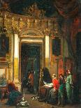 Interior With Figures-Herman Frederik Carel Tenkate-Framed Giclee Print