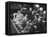 Herman Goering, Rudolf Hess, Joachim Von Ribbentrop, and Wilhelm Keitel in the Dock at Nuremberg-null-Framed Stretched Canvas