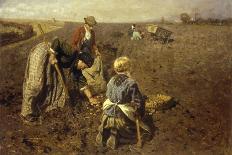 The Potato Harvest-Herman Hartwich-Framed Giclee Print